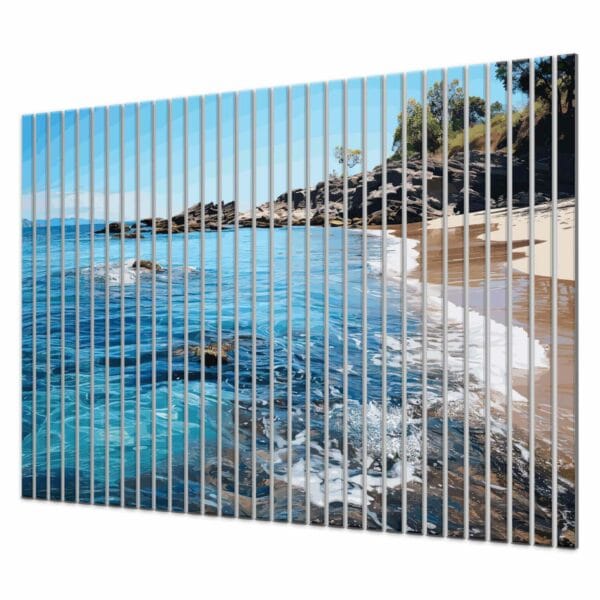 lamele dekoracyjne morze plaza i skaly