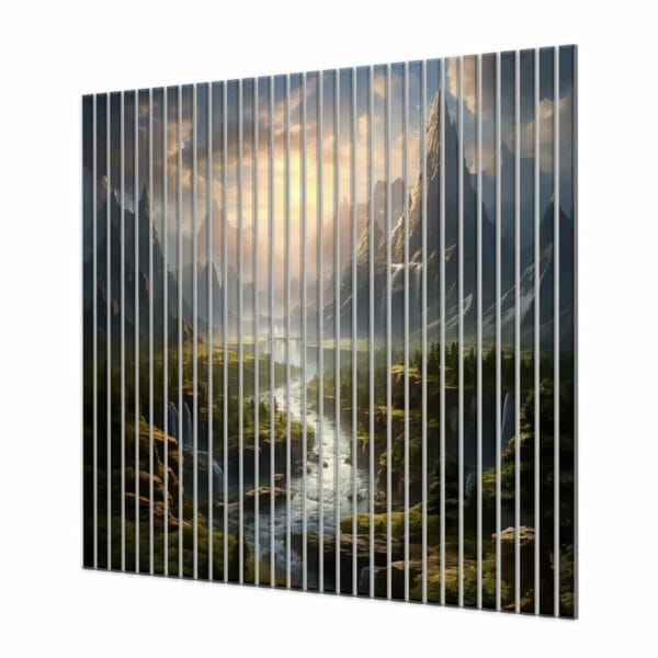 lamele dekoracyjne gora i rzeka