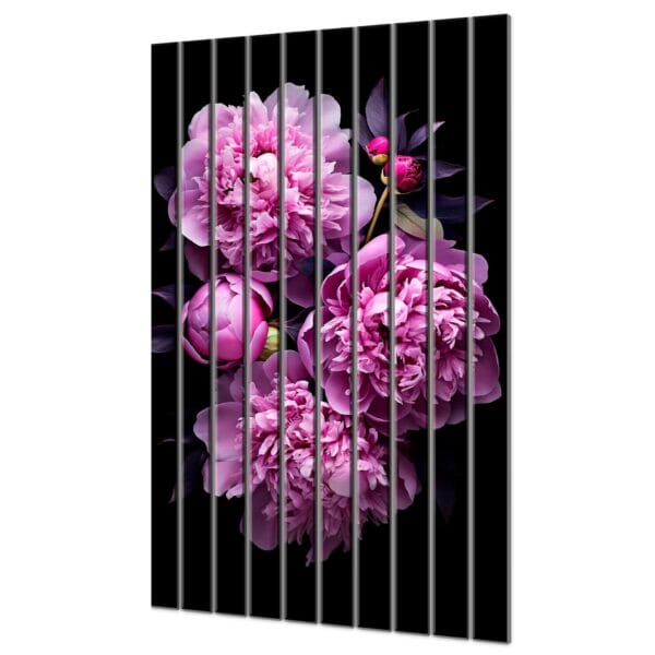 lamele z kwiatami dekoracyjne