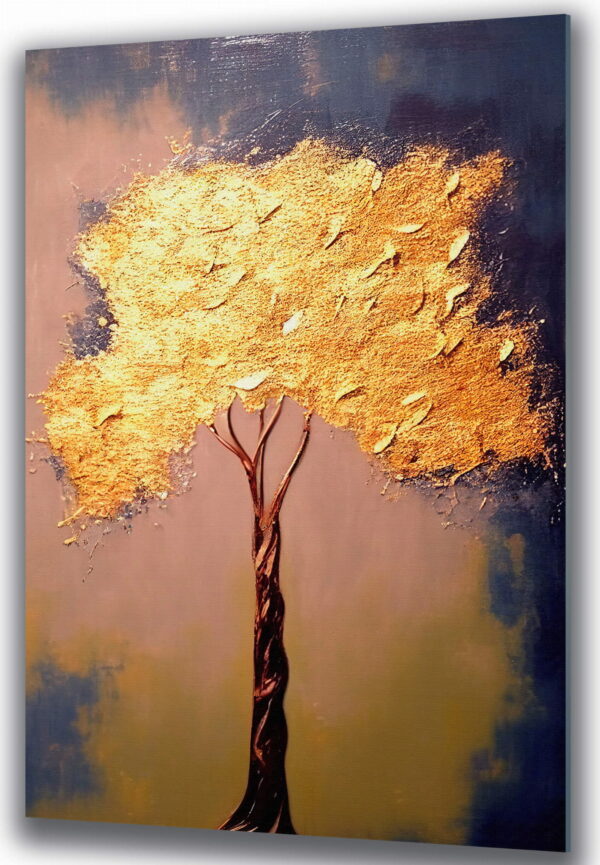 obraz na szkle drzewko szczescia i dobrobytu