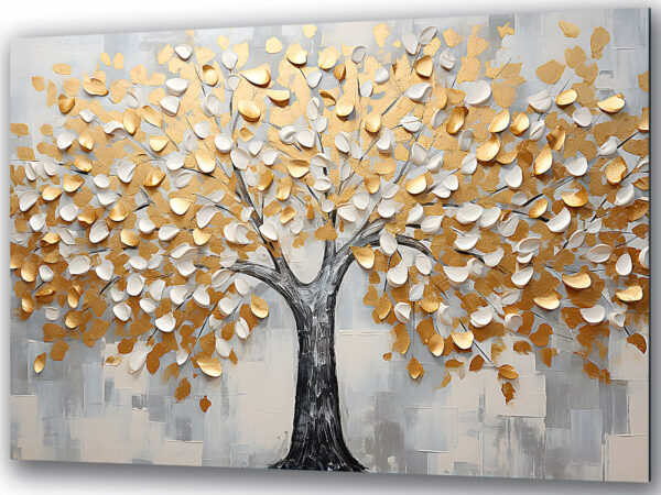 obraz na szkle drzewo bogactwa i dobrobytu