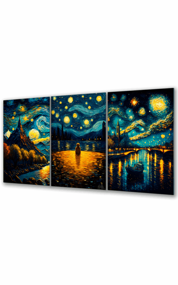 tryptyk wan gogh rzeka