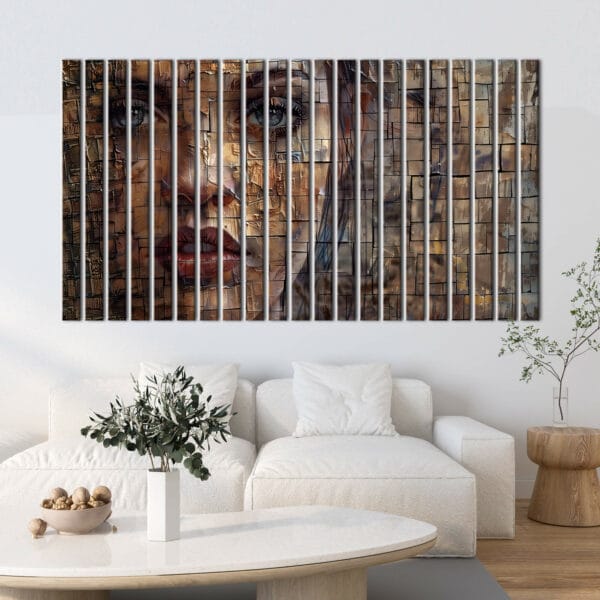 panele scienne pcv portret kobiety