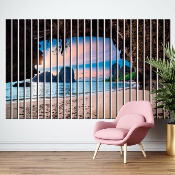 panele scienne jaskinia i slonce