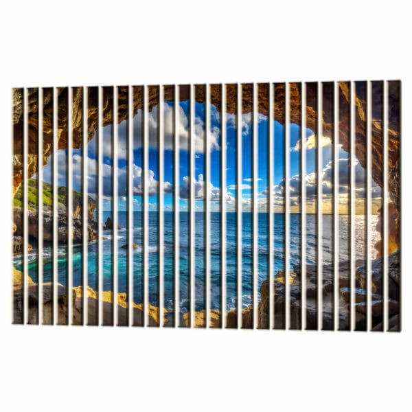 lamele dekoracyjne jaskinia w morzu