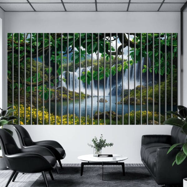 lamele dekoracyjne wodospad