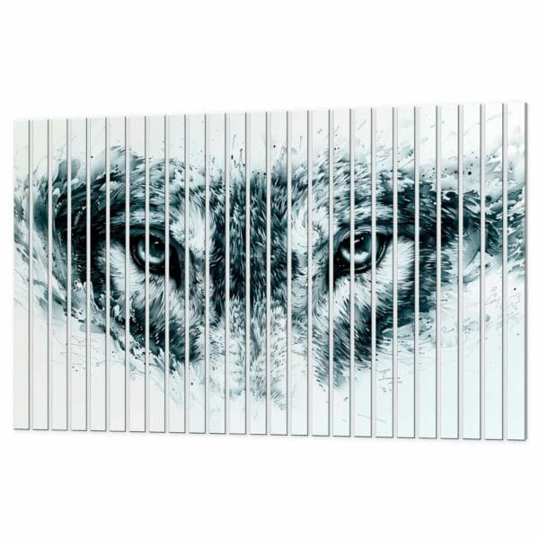 białe lamele w kuchni wilk sila natury