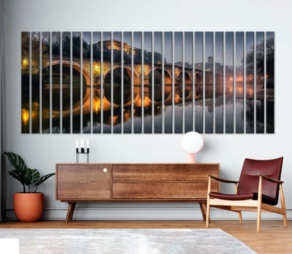 lamele z nadrukiem tajemniczy most