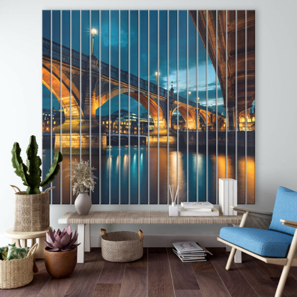 lamele szklane nocny most