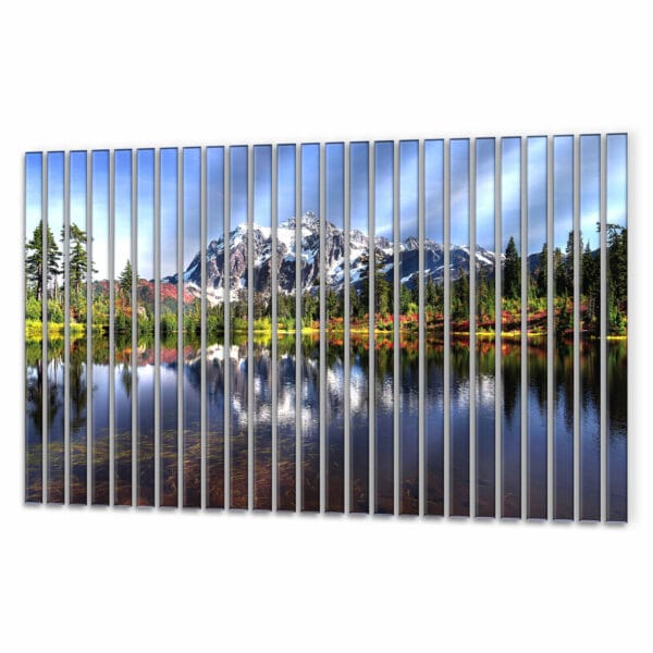 lamele wewnętrzne dekoracyjne szklane gorski krajobraz