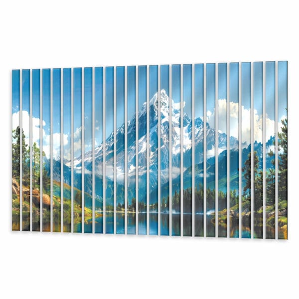 lamele scienne szklane widok na gory
