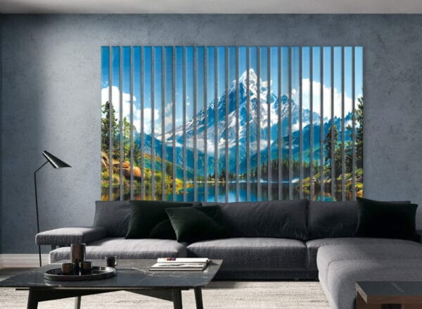 lamele dekoracyjne szklane piekne gory