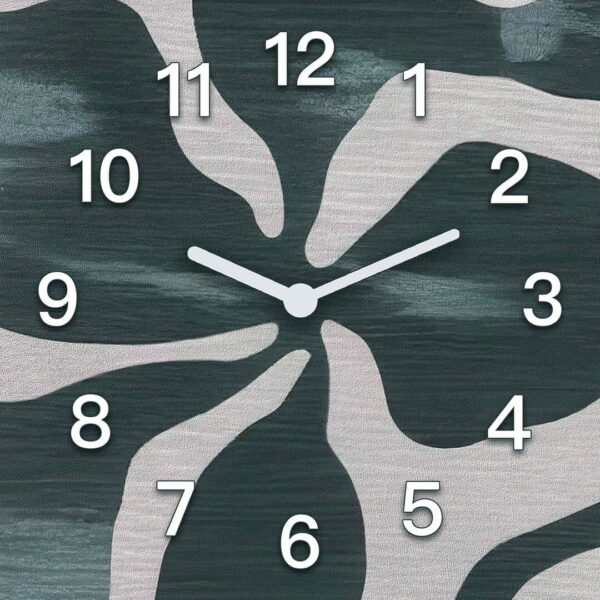 zegar scienny abstrakcyjna zebrza