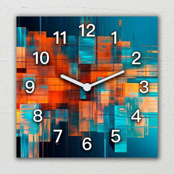 gra kolorow i form zegar scienny