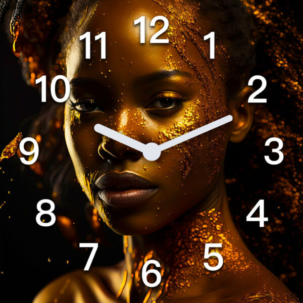 motywy afrykanskie zegar scienny