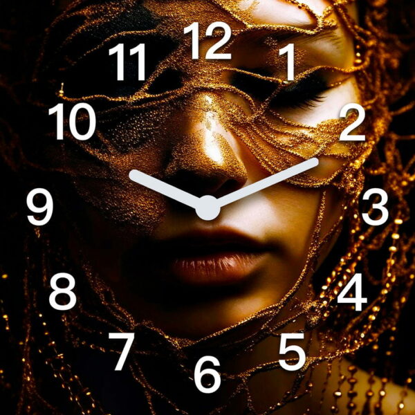 zegar scienny obrazy afrykanskie