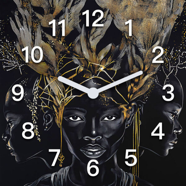 zegar kuchenny afryka spojrzenie