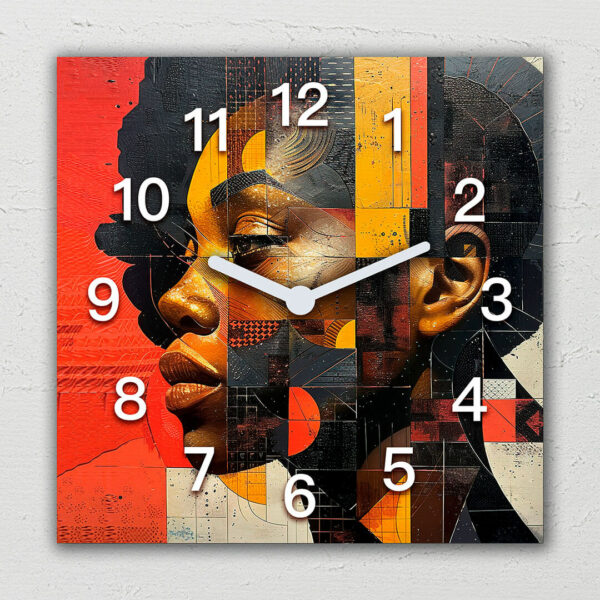 zegar scienny afryka abstrakcja