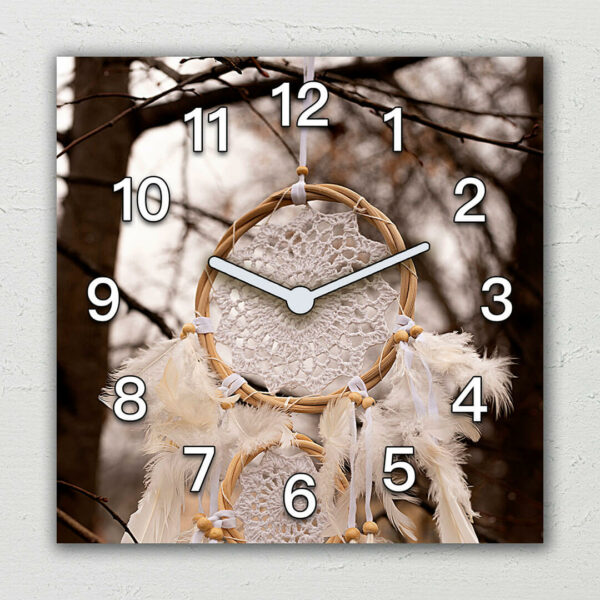 zegar boho lapacz snow i natura