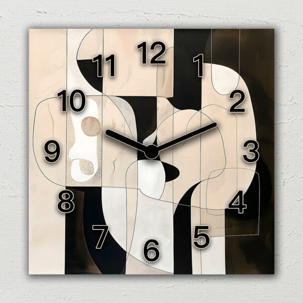 zegar scienny boho obrazy sztuka abstrakcyjna