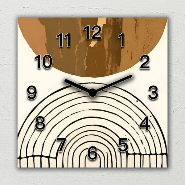 zegar scienny obrazy boho luki