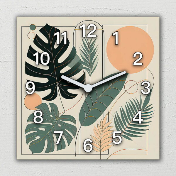 zegar boho obrazy do salonu grafika