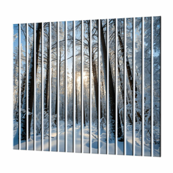 lamele scienne pcv śnieg w lesie