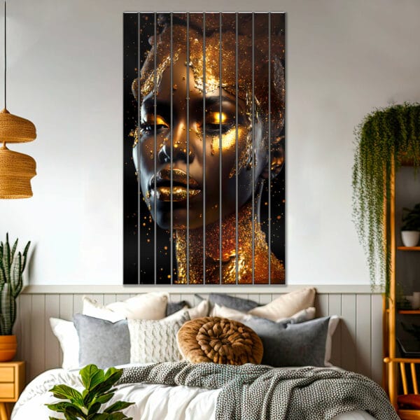 panele scienne złote