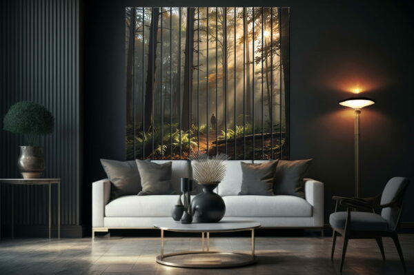 szklane lamele dekoracyjne