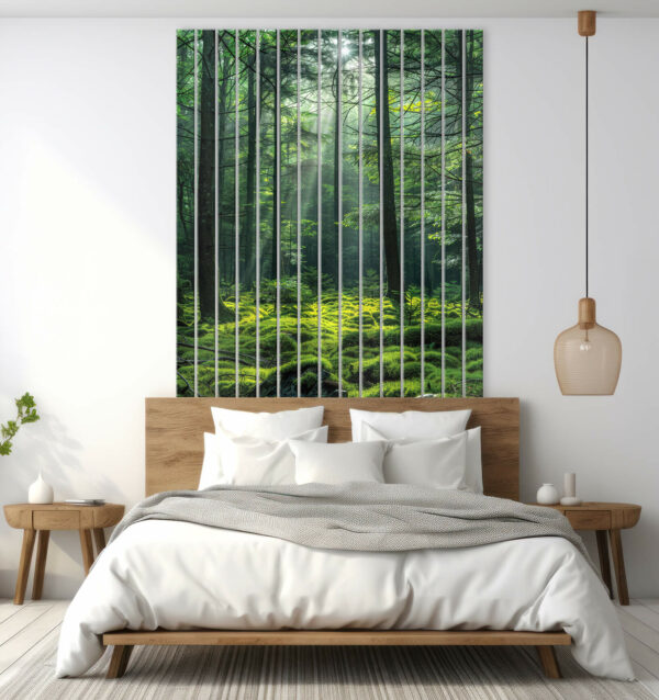 lamele scienne szklane magiczny las mchow