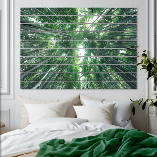 lamele scienne szklane las bambusowy