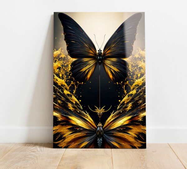 motyl szklany obraz