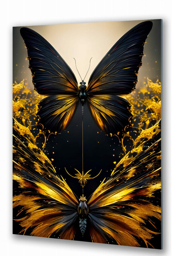 obraz na szkle motyl