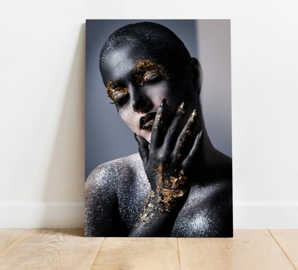 obraz na szkle kobieta