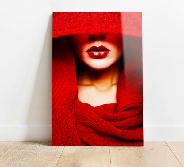 obraz na szkle kobieta