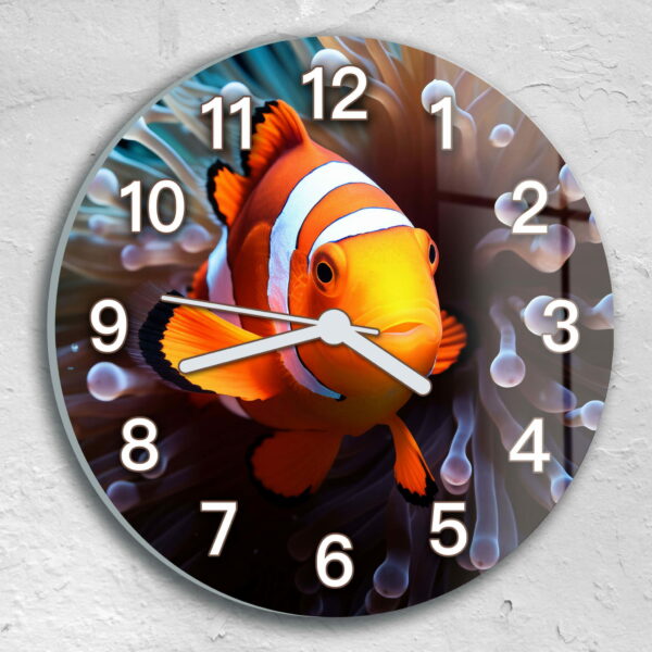 zegary do salonu rybka z rafy