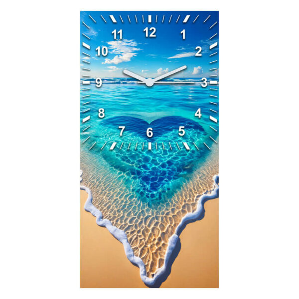 zegary scienne do salonu morskie serce
