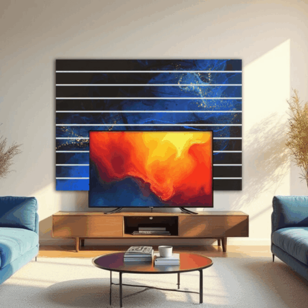 lamele dekoracyjne za telewizorem