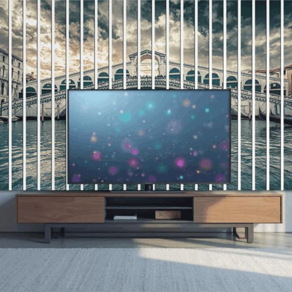 lamele dekoracyjne za telewizorem