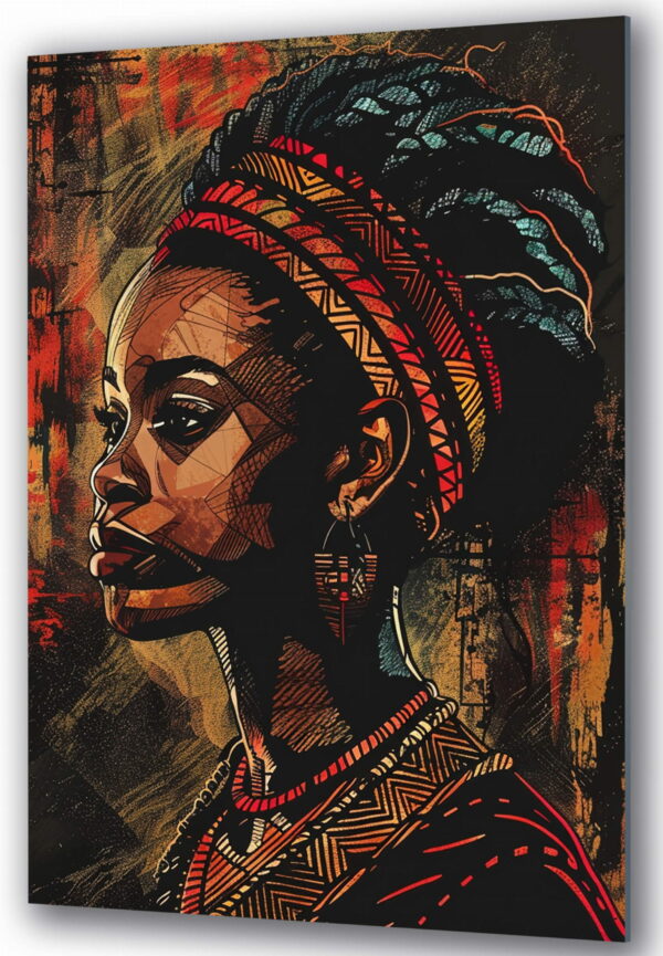 obrazy na szkle afryka