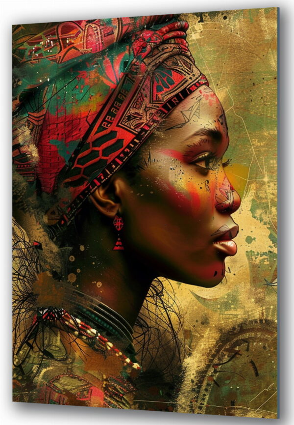 szklany obraz afrykanska kobieta