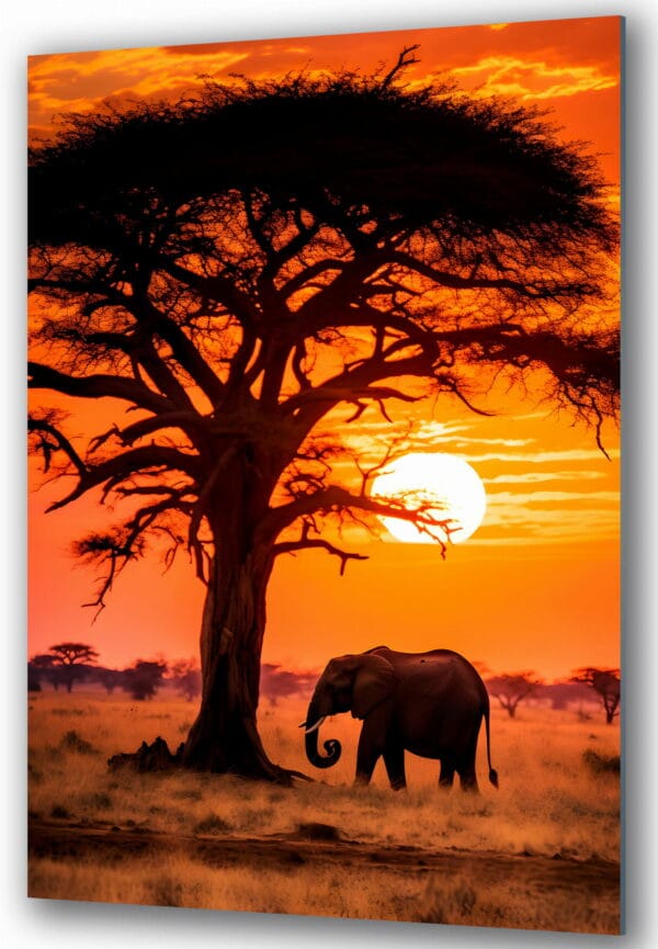 obraz na szkle Zachód słońca