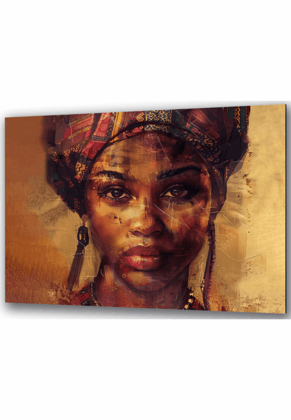 szklane obrazy kobieta portret