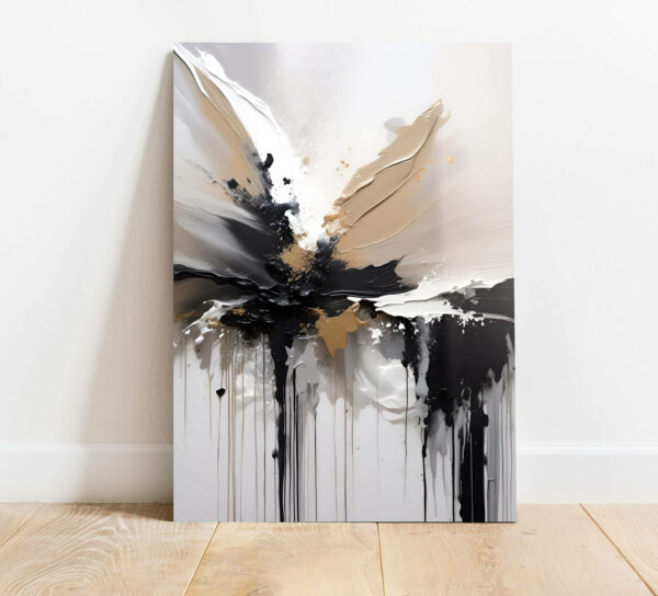 szklane obrazy pionowe abstrakcja