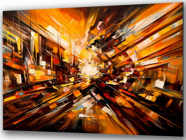 szklany obraz zlota energia