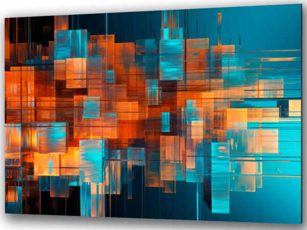 szklany obraz abstrakcyjna