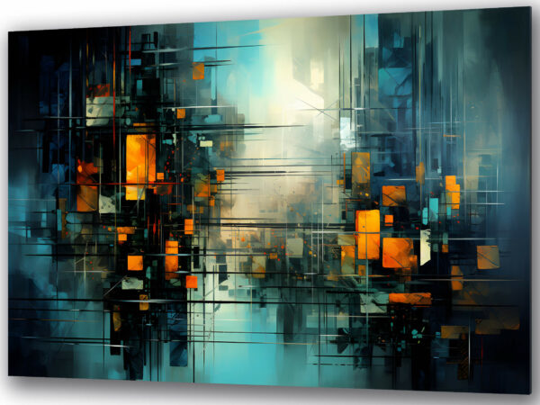 obraz na szkle geometryczna przestrzen