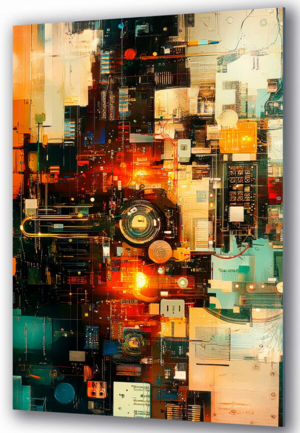 szklo obraz abstrakcja mapa cyfrowa