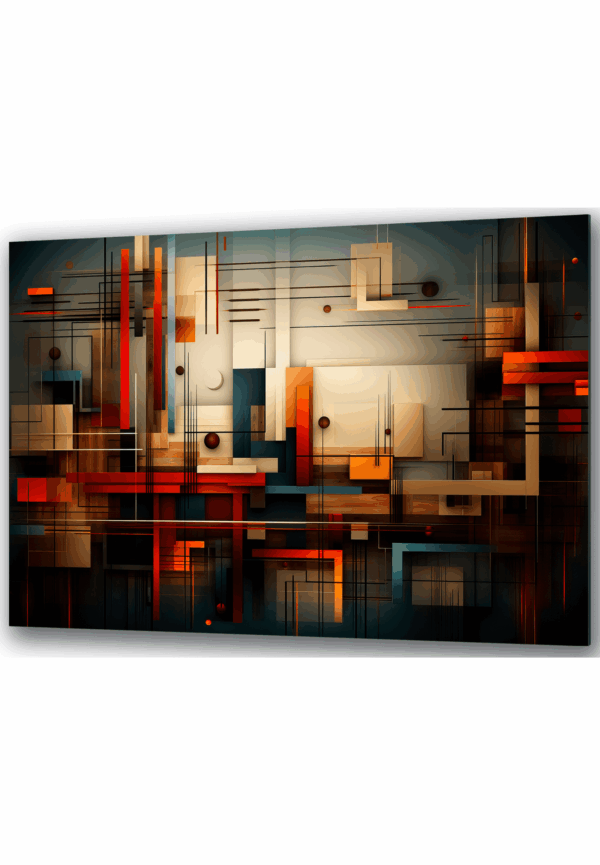 abstrakcje szklany obraz abstrakcyjny