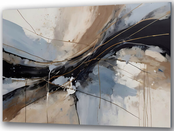 abstrakcja obraz nowoczesny szklo przeplyw barw